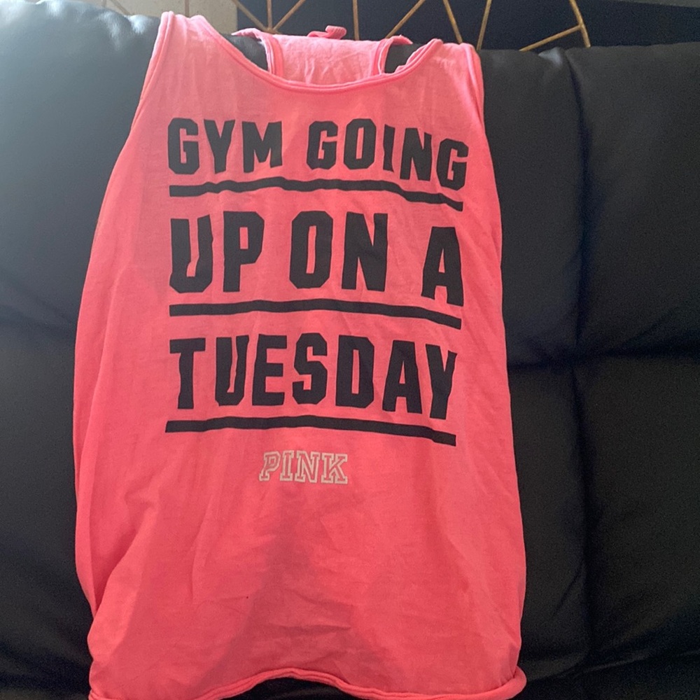 Victoria Secret tank top PINK brand size Large